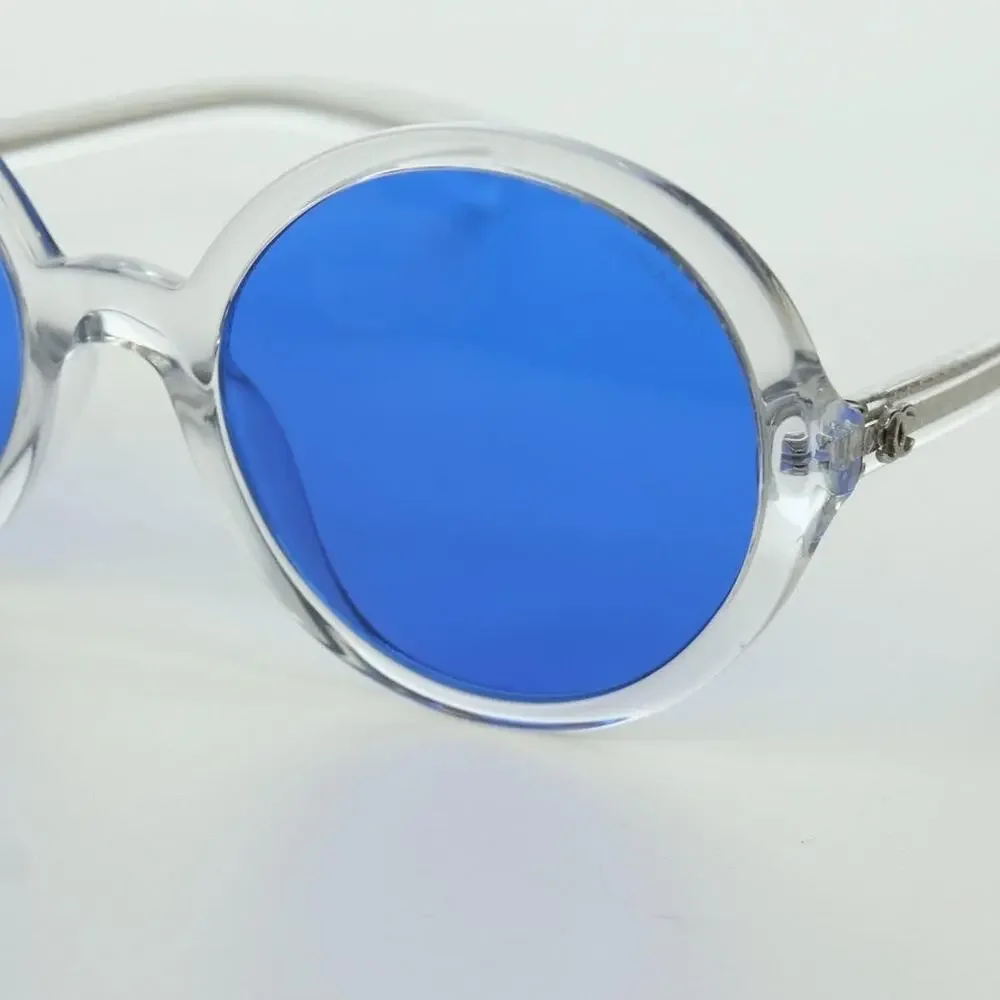 Chanel Sunglasses Clear 71287a CC White